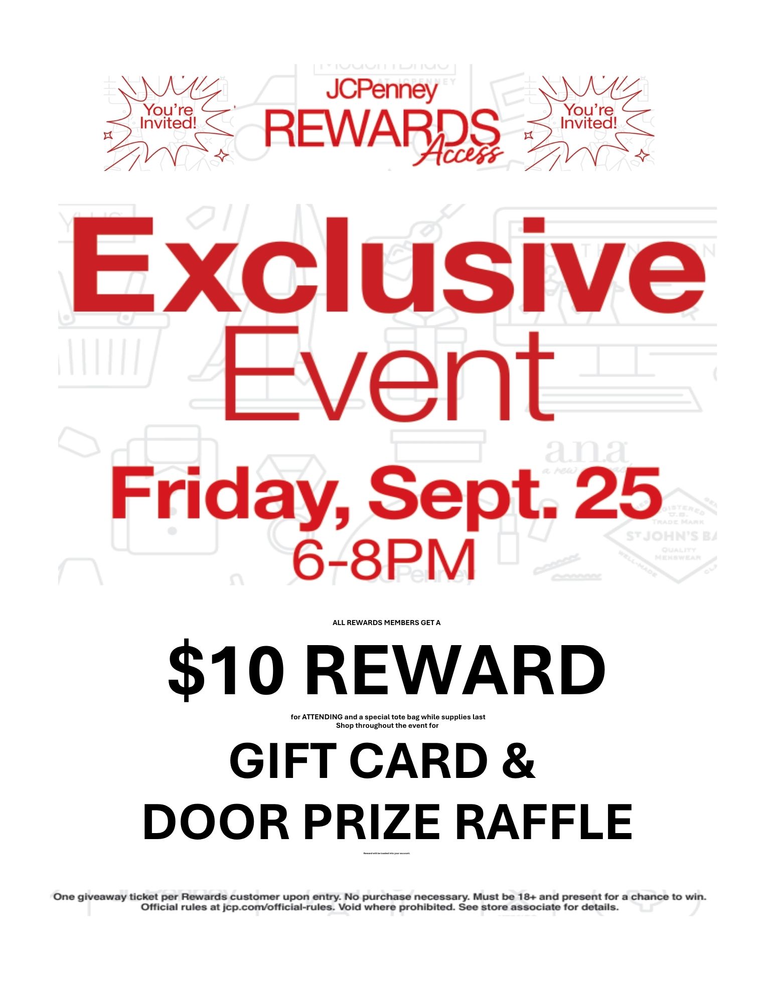 JCPenney Rewards- Exclusive Event